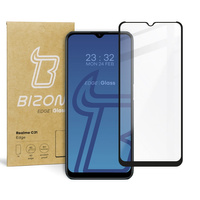 Szkło hartowane Bizon Glass Edge do Realme C31, czarne