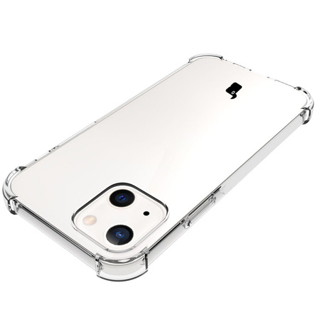 Etui + 2x szkło + obiektyw Bizon Case Clear Pack do iPhone 13, przezroczyste