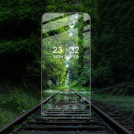 Szkło hartowane Bizon Glass Edge - 2 sztuki + ochrona na obiektyw, Realme GT Neo 3