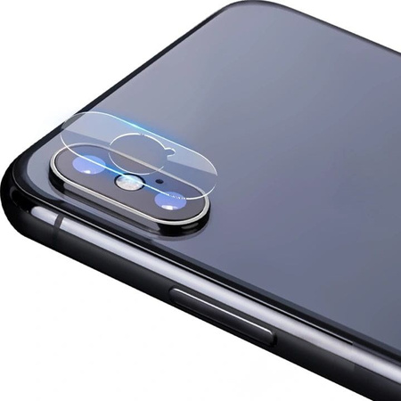 Szkło hartowane Bizon Glass Anti-Bacterial - 2 szt. + obiektyw, iPhone Xs