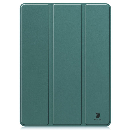 Etui Bizon Case Tab Lizard do iPad Pro 11" 5 gen. 2024, ciemnozielone