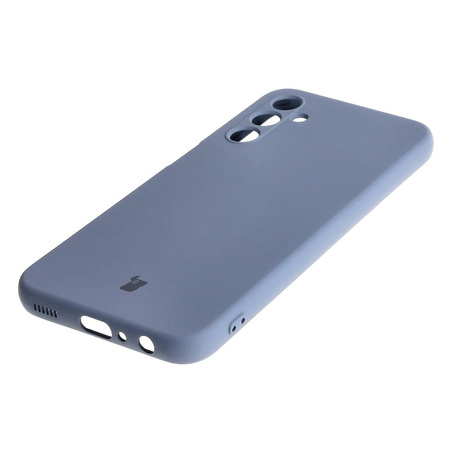 Etui Bizon Case Silicone do Galaxy A24 4G, szare
