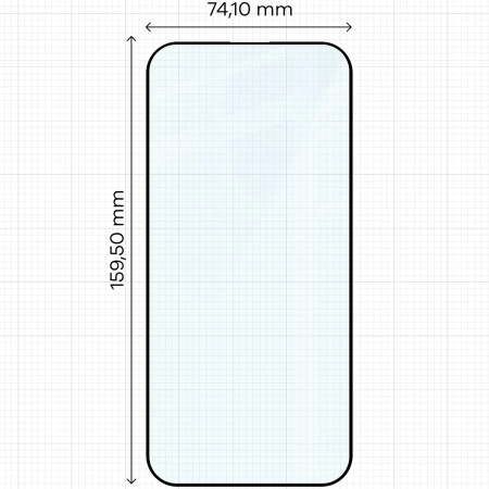 Szkło hartowane Bizon Glass Edge 2 do iPhone 16 Pro Max, czarna ramka