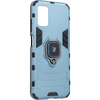Etui Bizon Case Armor Ring do Galaxy A03S, niebieskie