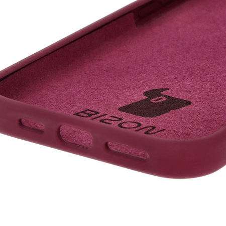 Silikonowe etui Bizon Soft Case do iPhone 16 Plus, ciemnofioletowe