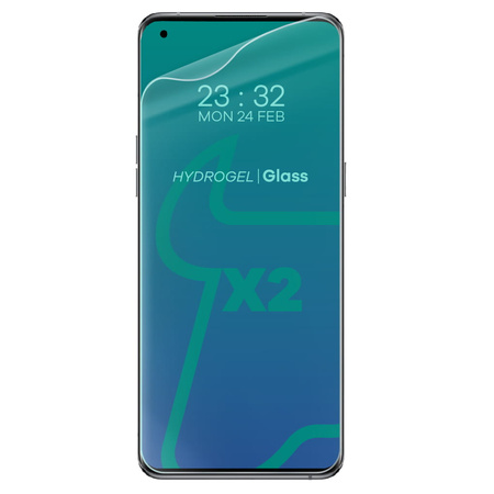 Folia hydrożelowa na ekran Bizon Glass Hydrogel, Oppo Find X5 Pro, 2 sztuki