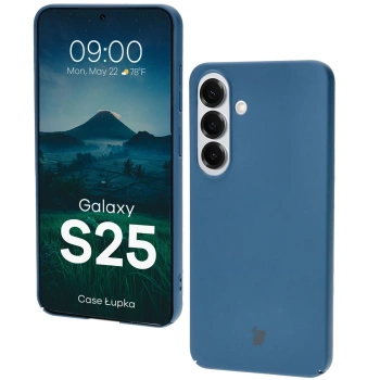Etui Bizon Case Łupka do Galaxy S25, niebieskie