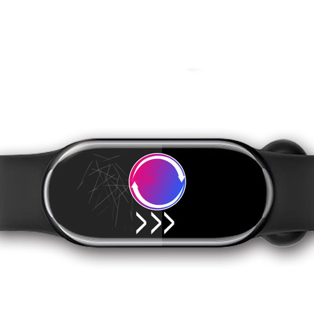 Folia hydrożelowa na ekran Bizon Glass Watch Hydrogel Duo do Mi Smart Band 8, 2 sztuki