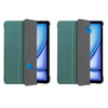 Etui Bizon Case Tab Croc do iPad Air 13" M2 2024, ciemnozielone