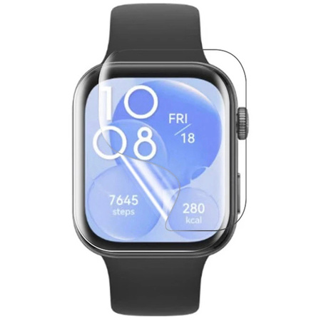 Folia hydrożelowa na ekran Bizon Glass Watch Hydrogel Duo do Huawei Watch Fit 3, 2 sztuki