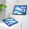 Etui Bizon Case Tab Clear Matt do iPad Air 13" 2024, błękitne