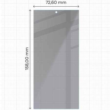 Prywatyzujące szkło hartowane Bizon Glass Clear Shadow do Galaxy S24 Ultra, przyciemniane