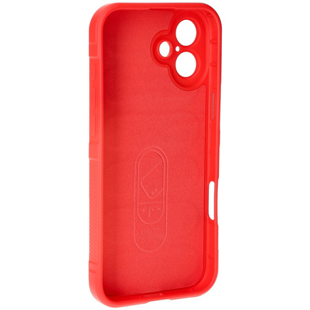 Pancerne etui Bizon Case Tur do iPhone 16 Plus, czerwone