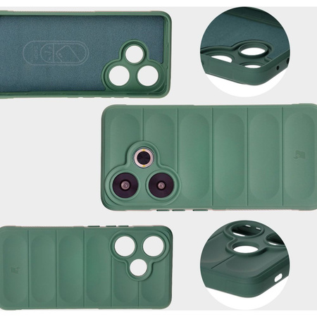 Pancerne etui Bizon Case Tur do Xiaomi Poco F6, ciemnozielone