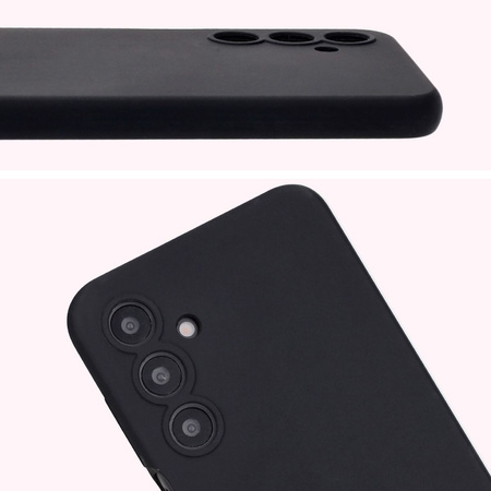 Silikonowe etui Bizon Soft Case do Galaxy A16 4G/5G, czarne