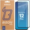 Szkło hartowane Bizon Glass Edge Duo do Realme 12 Plus, czarna ramka, 2 sztuki