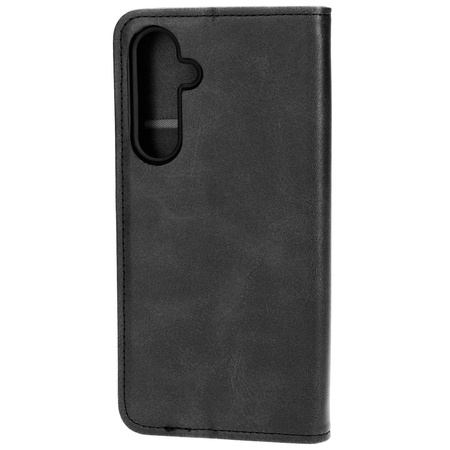 Etui z klapką Bizon Case Pocket Pro do Galaxy S23 FE, czarne