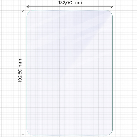 Elastyczne szkło hybrydowe Bizon Glass Tab Mule do iPad Mini 7 2024