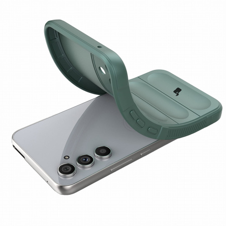 Pancerne etui Bizon Case Tur do Galaxy A54 5G, ciemnozielone