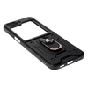 Etui Bizon Case Shield Ring do Samsung Galaxy Z Flip5, czarne