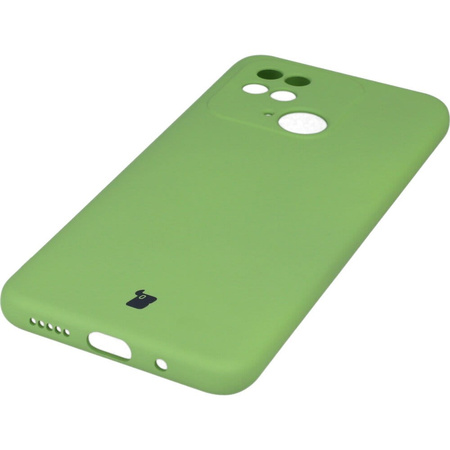 Etui Bizon Case Silicone do Xiaomi Redmi 10C, jasnozielone