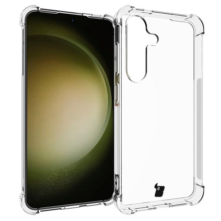 Etui + 2x szkło + obiektyw Bizon Case Clear Pack do Galaxy S24, przezroczyste