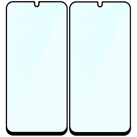 Szkło hartowane Bizon Glass Edge Duo do Galaxy A16 4G/5G / A17 5G / A26 5G, czarna ramka, 2 sztuki