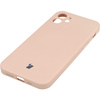 Etui Bizon Case Silicone do iPhone 12, jasnoróżowe