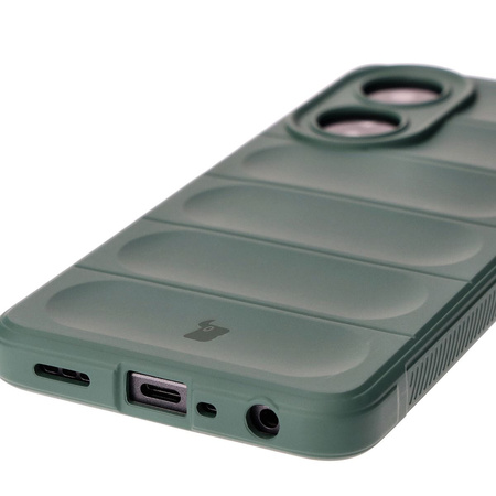 Pancerne etui Bizon Case Tur do Oppo A58 4G, ciemnozielone