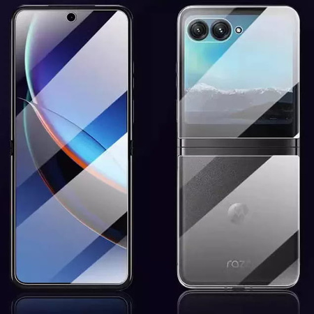 Folia hydrożelowa na tył i przód Bizon Glass Hydrogel, Motorola Razr 40 Ultra