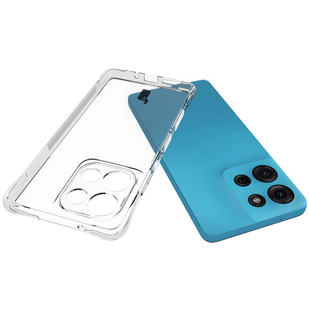Elastyczne etui Bizon Case Salpa do Motorola Moto G75 5G, przezroczyste
