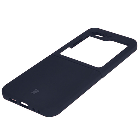 Silikonowe etui Bizon Soft Case do Galaxy Z Flip7 FE / Z Flip6, ciemnoniebieskie