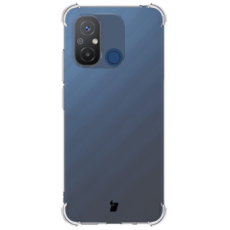 Etui + 2x szkło Bizon Case Clear Pack do Xiaomi Redmi 12C, przezroczyste