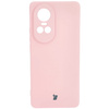 Etui Bizon Case Silicone Sq do Oppo Reno 10 5G, jasnoróżowe