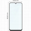 Szkło hartowane Bizon Glass Edge 2 do Galaxy A16 / A17 5G / A26 5G, czarna ramka