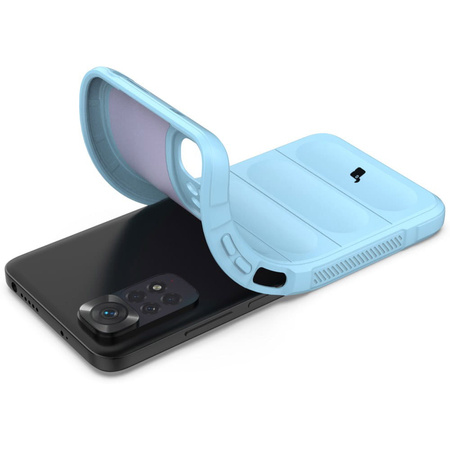 Pancerne etui Bizon Case Tur do Xiaomi Redmi Note 11 / 11S 4G, jasnoniebieskie