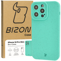 Ekologiczne etui Bizon Bio-Case do iPhone 14 Pro Max, zielone