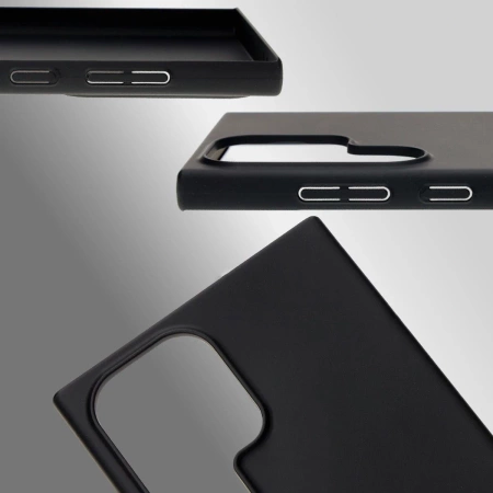 Etui Bizon Case Łupka do Galaxy S24 Ultra, czarne