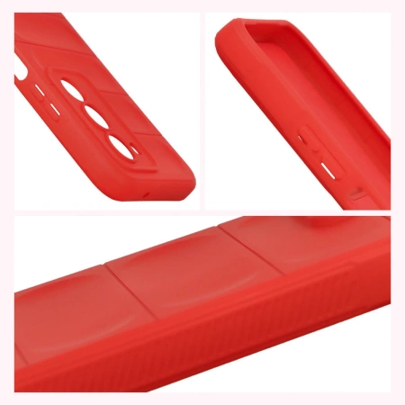 Pancerne etui Bizon Case Tur do Xiaomi Redmi 15 4G / 5G, czerwone
