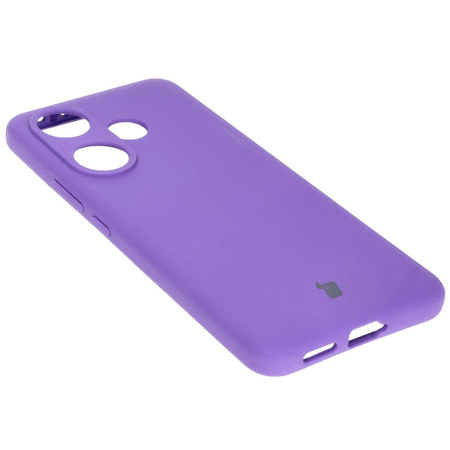 Silikonowe etui Bizon Soft Case do Xiaomi Poco F6, fioletowe