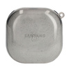 Etui Bizon Case Headphone Clear do Galaxy Buds Live / Pro / Buds2 / Buds2 Pro / Buds FE, czarno-brokatowe