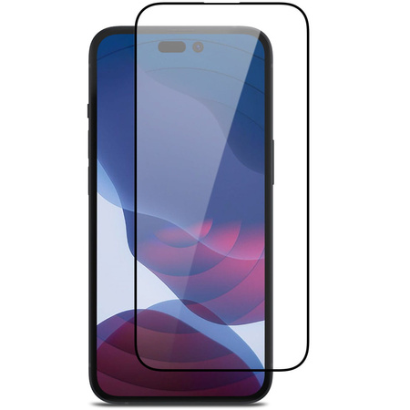Szkło hartowane Bizon Glass Edge 2 do iPhone 14 Pro Max, czarne