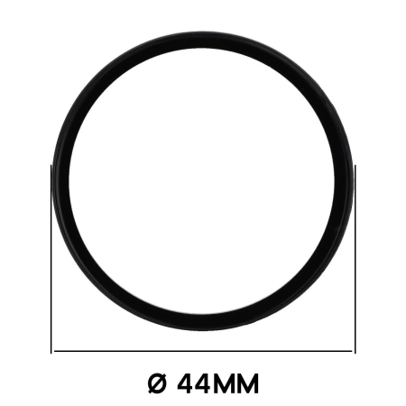 Etui ze szkłem do zegarka Bizon Case+Glass Watch do Xiaomi Watch S4 41 mm, czarne