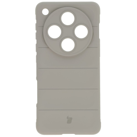 Pancerne etui Bizon Case Tur do Oppo Find X8 Pro, jasnoszare