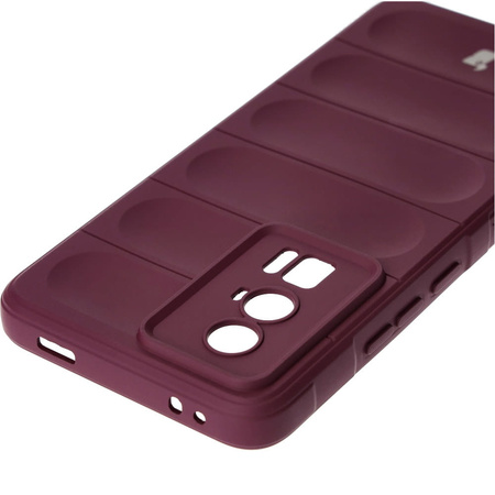 Pancerne etui Bizon Case Tur do Xiaomi Poco F5 Pro, ciemnofioletowe