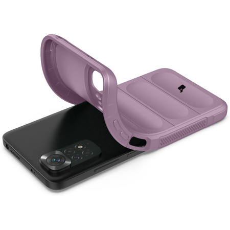 Pancerne etui Bizon Case Tur do Xiaomi Redmi Note 11 / 11S 4G, jasnofioletowe