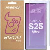 Elastyczne szkło hybrydowe Bizon Glass Mule do Galaxy S25 Ultra