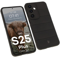 Pancerne etui Bizon Case Tur do Galaxy S25 Plus, czarne