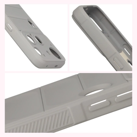 Pancerne etui Bizon Case Tur do Nothing Phone (3), jasnoszare