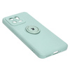 Etui Bizon Case Silicone Ring Sq do Xiaomi 13, turkusowe